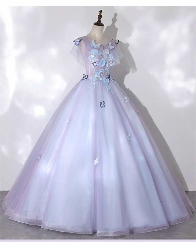 新作 カラードレス ロングドレス パニエ付き プリンセス マキシ丈 ウェディング イブニングドレス フォーマル 花嫁 ドレス コンサート パーティードレス 結婚式 二次会 パープル 新作 カラードレス ロングドレス パニエ付き プリンセス マキシ丈