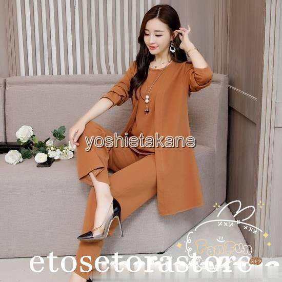 パーティードレスパンツセットアップ3点セットかっこいい大きいサイズ