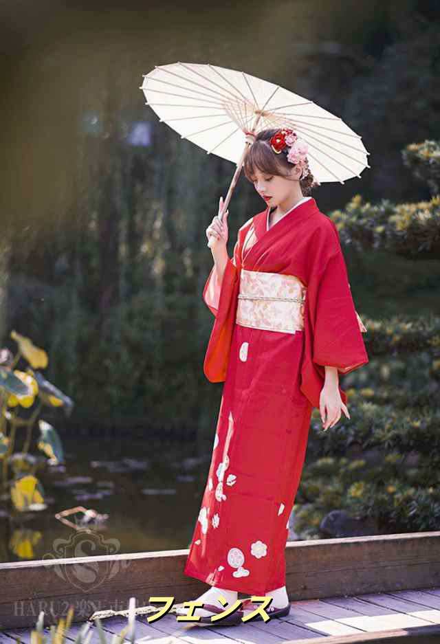 着物 洗える 花柄 ゆかた レデイース 女性 裏地なし日本服 和服 花火