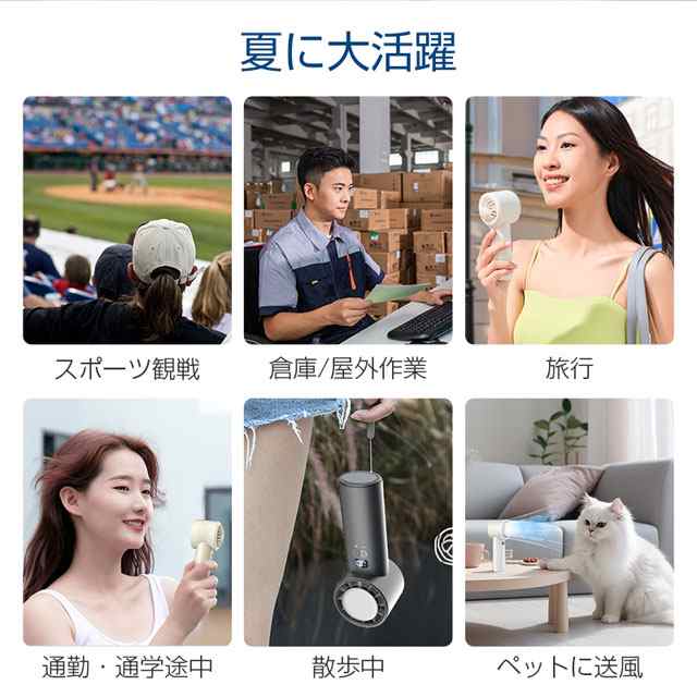 最安挑戦 夏新作 新作 送料無料 首掛け扇風機 ハンディファン 冷却プレート -20℃冷却 携帯扇風機 100段階風量 ハンディ扇風機 冷却プレート 暴風 扇風機 ハンディ ファン クーラー 手持ち扇風機 軽量 3600mAh 卓上 ネッククーラー