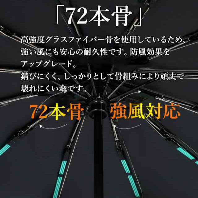 傘  輪型バックル傘 折りたたみ傘 自動開閉 72本骨 傘  おりたたみ傘 大きい 台風対応 手が濡れない 傘 かさ 折りたたみ 風に強い 軽量 傘 輪型バックル傘 折りたたみ傘 自動開閉 72本骨 傘 おりたたみ傘 大きい