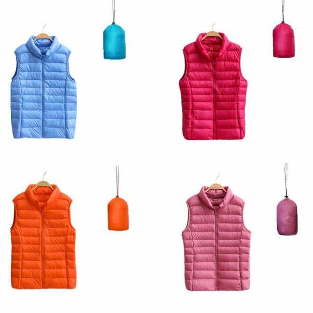 ダウンベスト撥水加工 レディースファッション アウター トップス