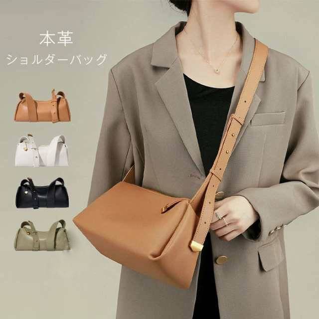 本革 ショルダーバッグ ミニバッグ レディース 斜めがけ 本革バッグ 柔らか 上品 ハンドバッグ 本革 小さめ  バッグ 通勤通学 肩掛け バッグ かばん 手提げ インナーバッグ バッグインバッグ ビジネス シンプル カジュアル フォーマル 黒
