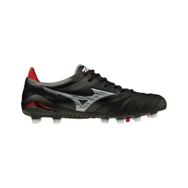 ミズノ サッカースパイク メンズ モレリアネオ4 MORELIA NEO4 JAPAN P1GA233001 MIZUNO カンガルー 2E相当 ブラック ホワイト【ご自宅配送限定】 人気モデル　素足感覚　軽量_2