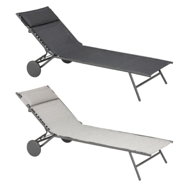 ラフマ Lafuma アウトドアチェア サンラウンジャー チェア MIAMI2Batyline Duo LFM5171 フランス 家具 インテリア 【メーカー直送】【代引不可】 ‥