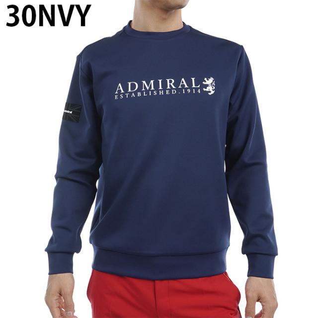 アドミラル Admiral ゴルフウェア スウェット メンズ ダンボール ランパントロゴスウェット ADMA470_1