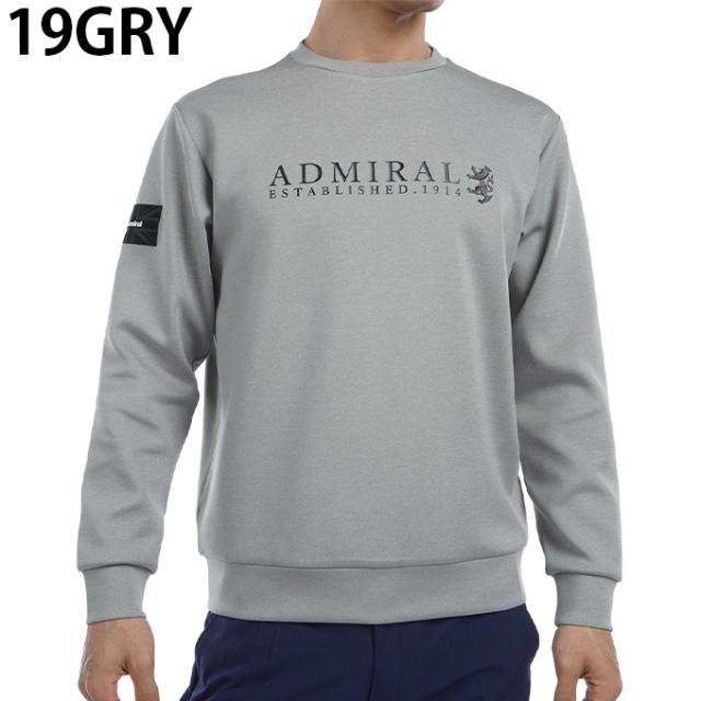 アドミラル Admiral ゴルフウェア スウェット メンズ ダンボール ランパントロゴスウェット ADMA470_3