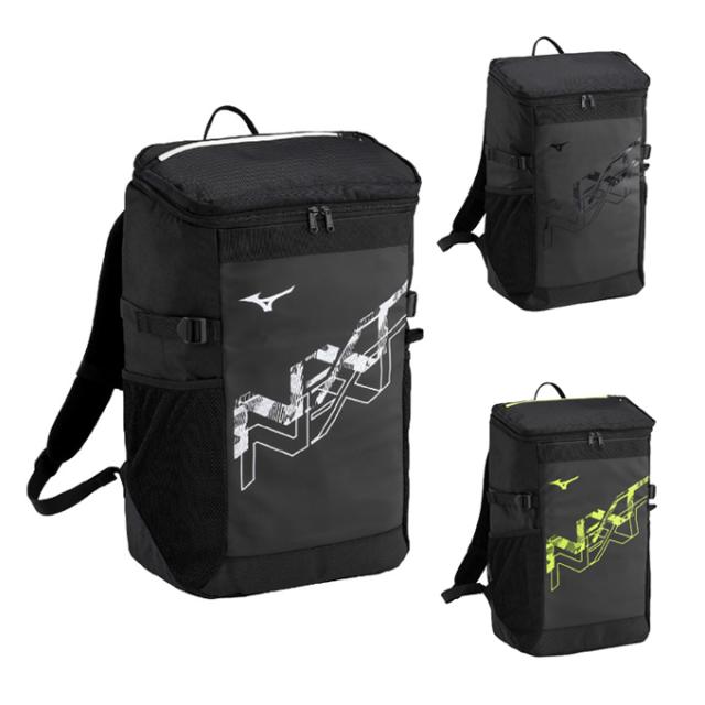 ミズノ 30L リュックサック メンズ レディース ジュニア N-XTパックバッグ30 33JDC000 MIZUNO 通勤 通学 部活 黒