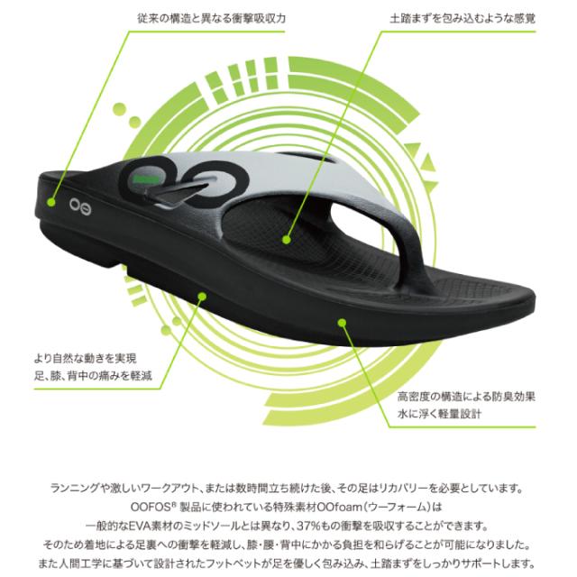 ウーフォス リカバリーサンダル メンズ レディース ウーオリジナル OOriginal ミスト 2000010154251 OOFOS リカバリーシューズ ビーチサンダル トングサンダル スポーツサンダル【国内正規品】_10