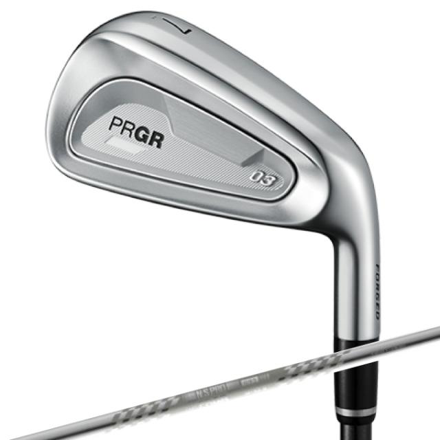 プロギア PRGR ゴルフクラブ アイアンセット 5本組 メンズ PRGR 03 アイアン スペックスチール3 Ver.2 シャフト PRGR 03 2025 5I SS3-Ver2