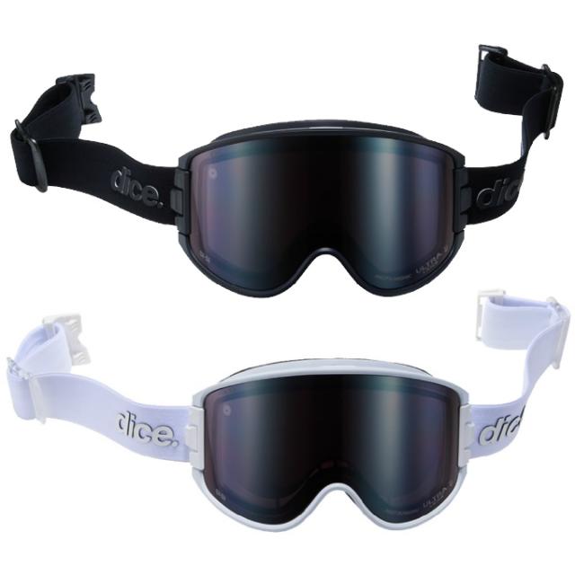 ダイス DICE サングラス ゴーグル スノボ スキー レンズ 2枚 DICE (ダイス) 日本製 スキー スノーボードゴーグル BANK 調光 調光