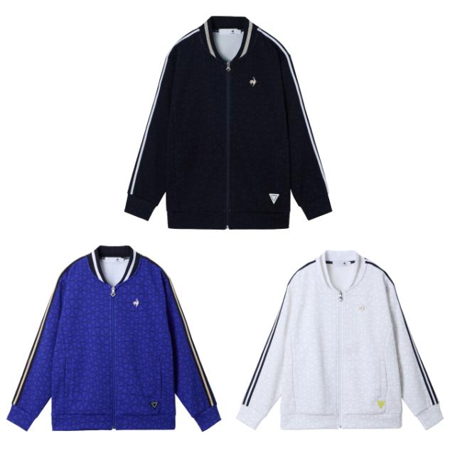 ルコックスポルティフ(le coq sportif) ゴルフウェア ブルゾン レディース 総柄フルジップジャージ LG5FJG00L 【2025年秋冬モデル】