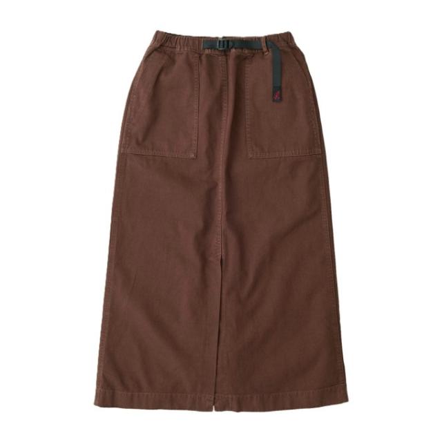 グラミチ(Gramicci) ロングスカート レディース LONG BAKER SKIRT ロングベイカースカート G3SW-SK069-TOBACCO