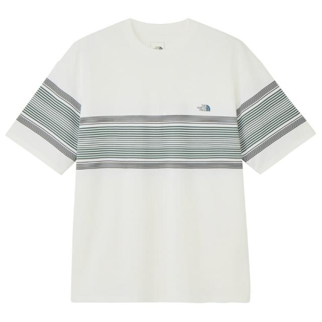 ザ・ノース・フェイス(THE NORTH FACE) ランニングウェア Tシャツ 半袖 メンズ ショートスリーブ フリーランパネルボーダークルー NT12691 W 【国内正規品】