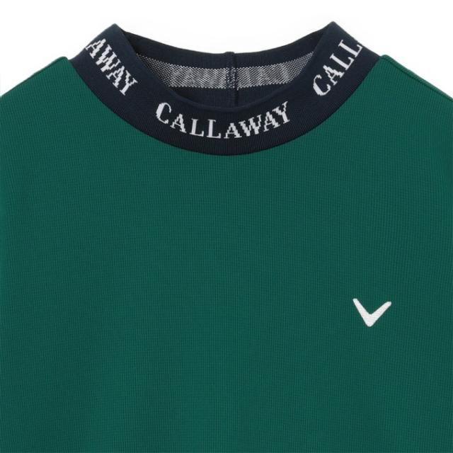 キャロウェイ(Callaway) ゴルフウェア 半袖シャツ メンズ ミニワッフルジャカード衿半袖モックネック C26134105 【国内正規品】【2026年春夏モデル】_11