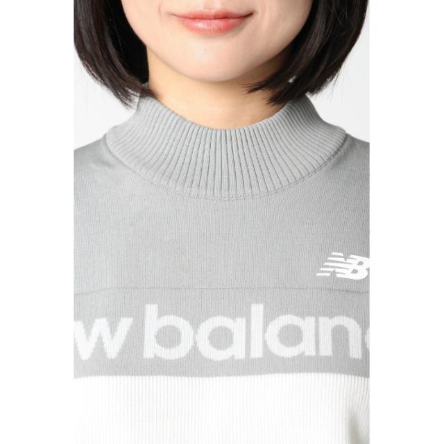 ニューバランス ゴルフウェア セーター レディース バイカラーモックニットプルオーバー 012-4270502 new balance_6