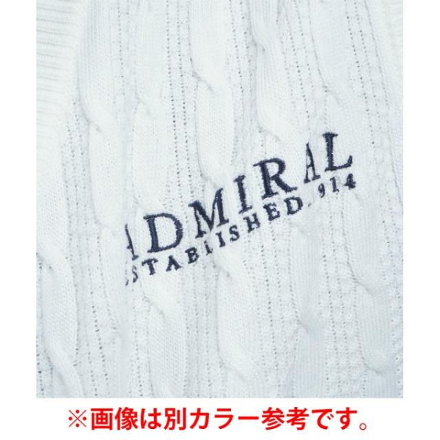 アドミラル Admiral ゴルフウェア ベスト メンズ ケーブルパターン Vネックベスト ADMA471_8