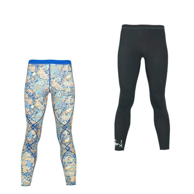 チャムス CHUMS ロングタイツ メンズ チャムス x CW-Xメンズスポーツタイツ CHUMS x CW-X Mens Sports Tights CH09-1314