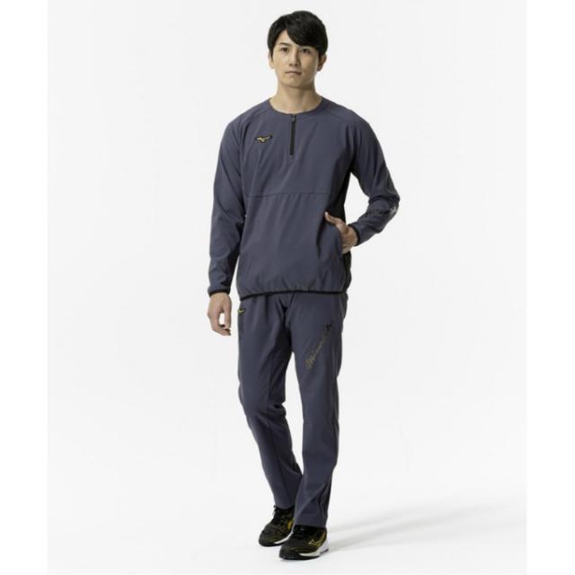 ミズノ(MIZUNO) 野球 ウインドブレーカージャケット メンズ テックシールドジャケット ハーフZIP 12JECW7510_1