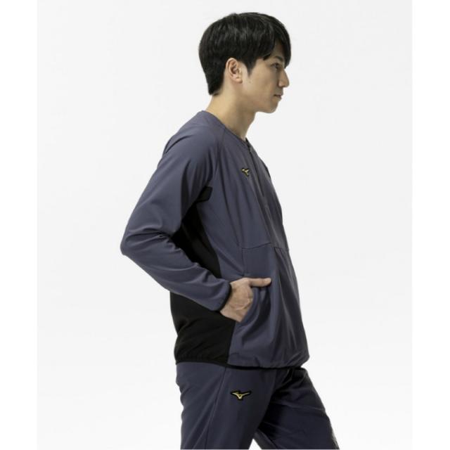 ミズノ(MIZUNO) 野球 ウインドブレーカージャケット メンズ テックシールドジャケット ハーフZIP 12JECW7510_3