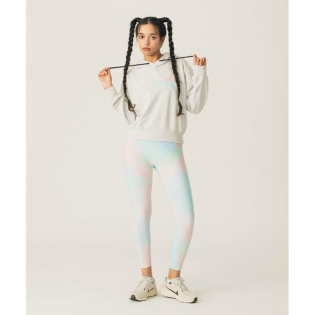 エックスガール X‐girl ロングタイツ レディース MARBLE柄 レギンス