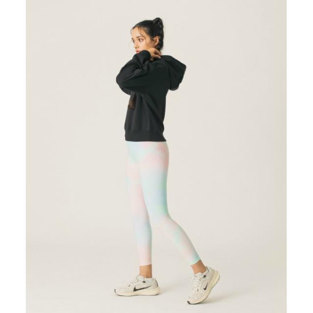エックスガール X‐girl ロングタイツ レディース MARBLE柄 レギンス