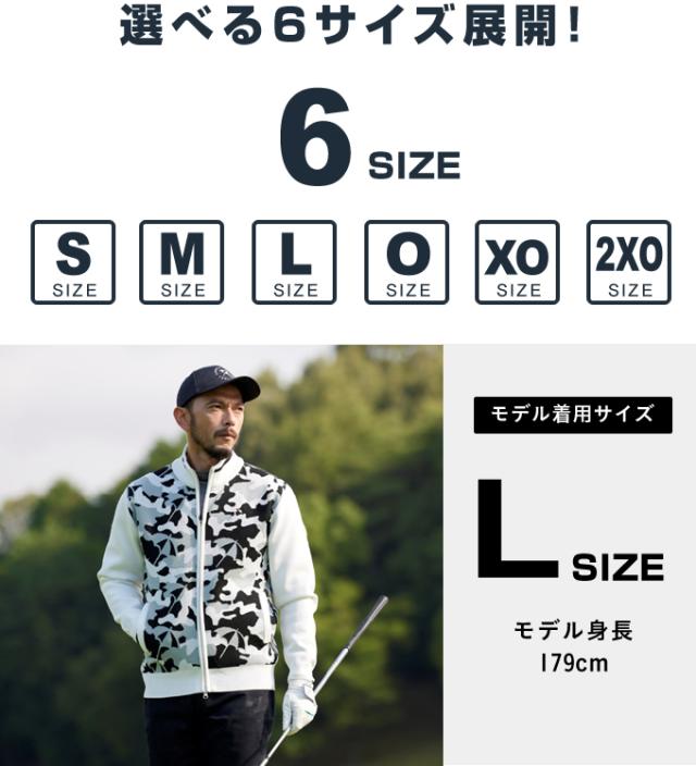 アーノルドパーマー ゴルフウェア ブルゾン メンズ カモフラフルジップ