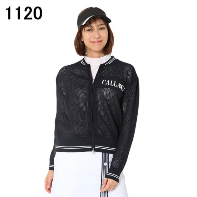 キャロウェイ(Callaway) ゴルフウェア ブルゾン レディース メッシュ編みフルジップニットブルゾン C26118200 【国内正規品】【2026年春夏モデル】_2