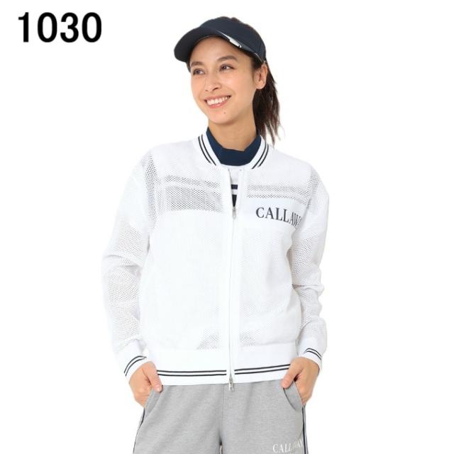 キャロウェイ(Callaway) ゴルフウェア ブルゾン レディース メッシュ編みフルジップニットブルゾン C26118200 【国内正規品】【2026年春夏モデル】_3