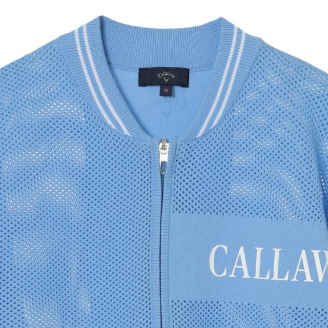 キャロウェイ(Callaway) ゴルフウェア ブルゾン レディース メッシュ編みフルジップニットブルゾン C26118200 【国内正規品】【2026年春夏モデル】_8