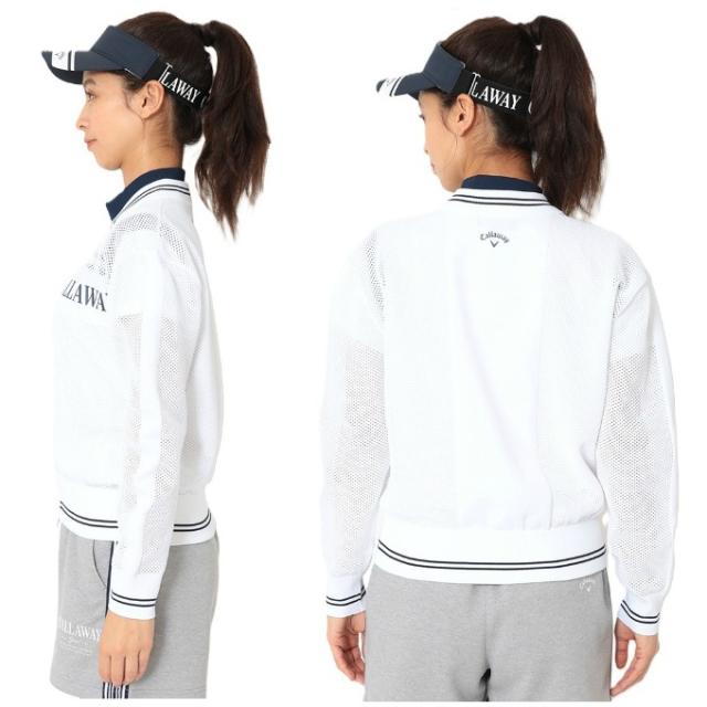 キャロウェイ(Callaway) ゴルフウェア ブルゾン レディース メッシュ編みフルジップニットブルゾン C26118200 【国内正規品】【2026年春夏モデル】_14