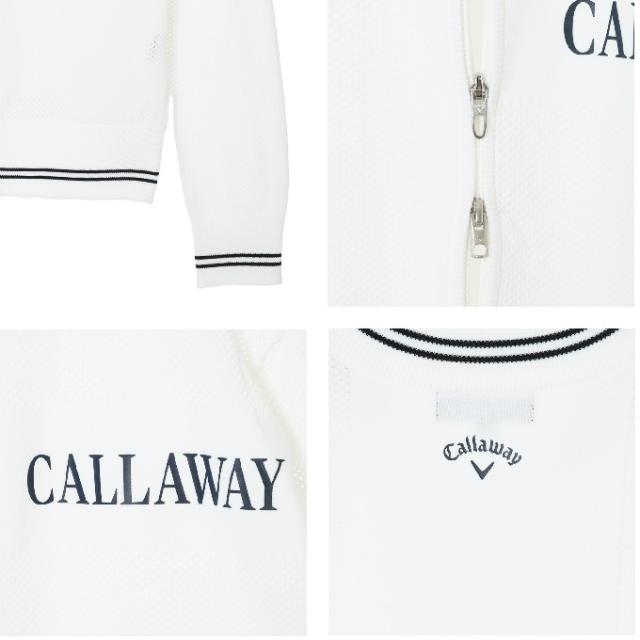 キャロウェイ(Callaway) ゴルフウェア ブルゾン レディース メッシュ編みフルジップニットブルゾン C26118200 【国内正規品】【2026年春夏モデル】_17