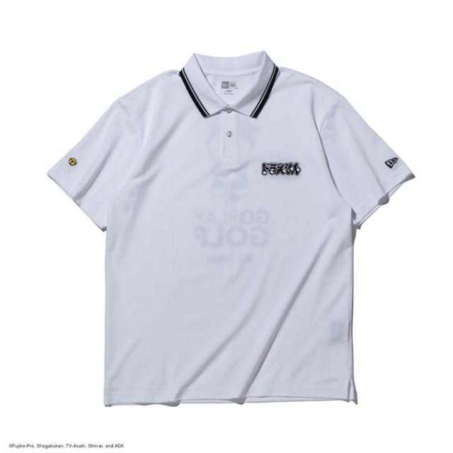 ニューエラ(NEW ERA) ゴルフウェア ポロシャツ 半袖 メンズ 鹿の子 ポロシャツ ドラえもん GO PLAY GOLF ホワイト 14935370 【国内正規品】【2026年春夏モデル】
