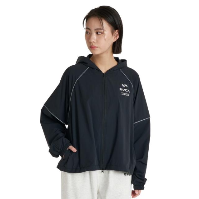 【7月1日22：59まで最高限度10％OFF 引き換え証散り散り中】ルーカ(ＲＶＣＡ) アウタージャケット レディース UTILITY SPORT JACKET BG043751-BLK