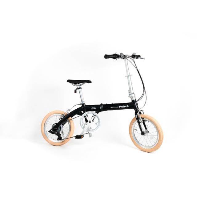 ペルテック PELTECH 自転車 軽量アルミ折り畳み自転車 16インチ外装7段