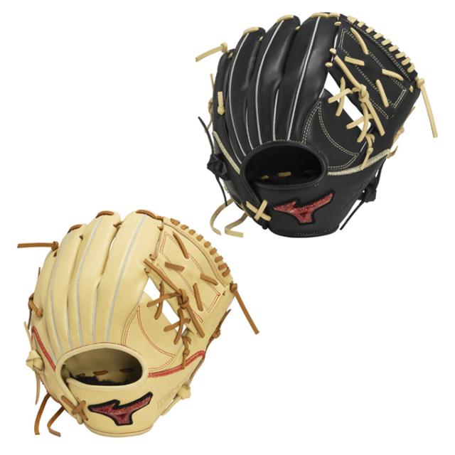 ミズノ 野球 一般軟式グローブ 内野手 投手 メンズ レディース 軟式用WILLDRIVE RED U-Plus 投手×内野 ウィルドライブ レッド 1AJGR14100 MIZUNO