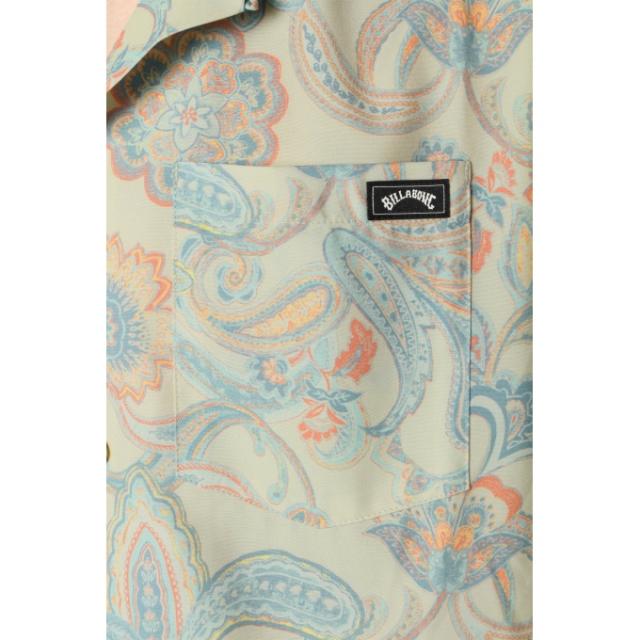 ビラボン BILLABONG ラッシュガード 半袖 メンズ ラッシュT 水陸両用 BE01A123 UVカット 水陸両用 プール 海水浴 サーフ系 アロハ柄