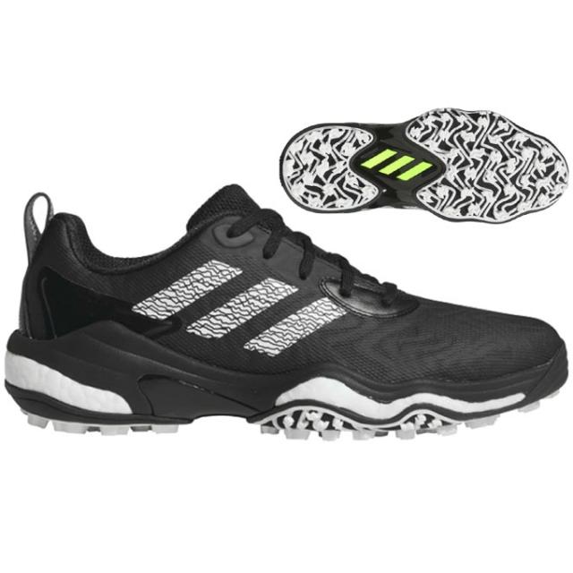 アディダス ゴルフシューズ スパイクレス メンズ コードカオス 25 CODECHAOS 25 IF3270 MDV41 シューレースタイプ 紐 ひも コアブラック/フットウェアホワイト/ルシッドレモン adidas