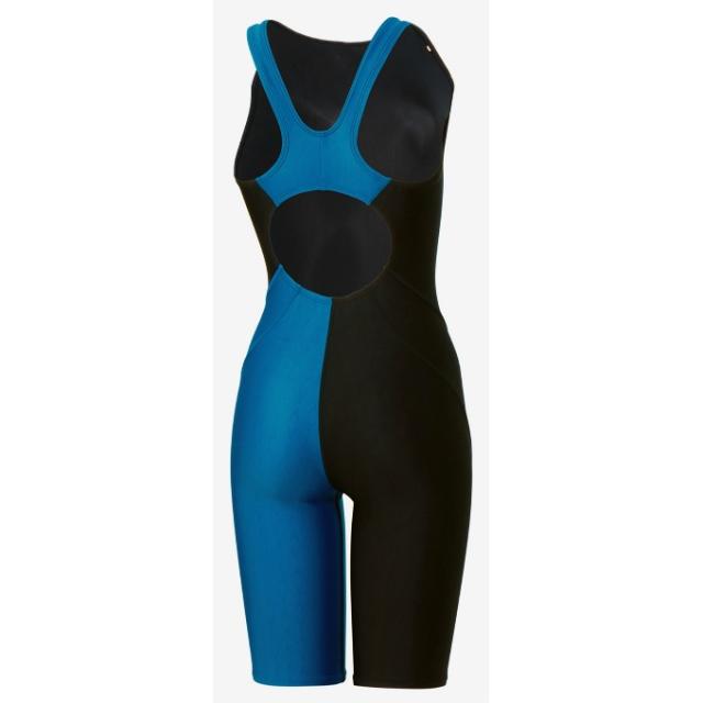 スピード Speedo FINA承認 競泳水着 スパッツ レディース フレックスシグマニューセミオープンバックニースキン1 SCW12505F-KB_1