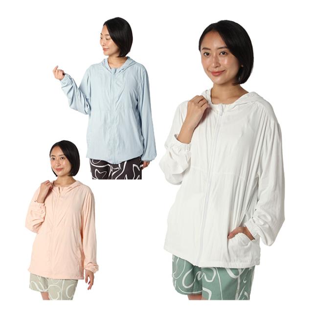オーシャンパシフィック(Ocean Pacific) ラッシュガード レディース 長袖 UVウェア 日焼け予防 夏用 冷感 ひんやり 涼しい 紫外線防止 水着 海水浴 プール 水泳 525475