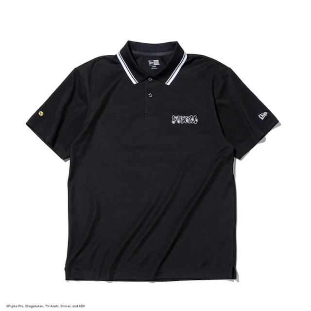 ニューエラ(NEW ERA) ゴルフウェア ポロシャツ 半袖 メンズ 鹿の子 ポロシャツ ドラえもん GO PLAY GOLF ブラック 14935371 【国内正規品】【2026年春夏モデル】