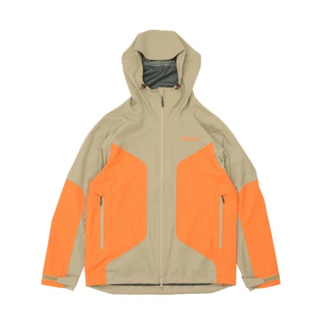 マーモット(Marmot) 防水ジャケット メンズ キメラ ローガンジャケット MTSS26MRN005-TAUPE*ORANGE