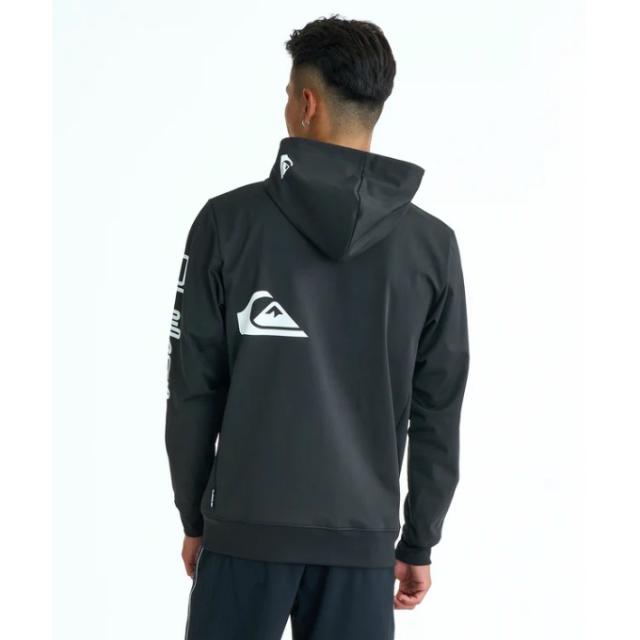 クイックシルバー QUIKSILVER ラッシュガード 長袖 メンズ OMNI MW ZIP HOODIE 長袖ラッシュガード QLY261009-BLK 【国内正規品】_1