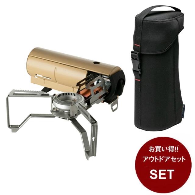 スノーピーク ケースセット &CAMP カーキ + ＆CAMPバーナーネオプレーンケース GS-600KH + UG-551  peak