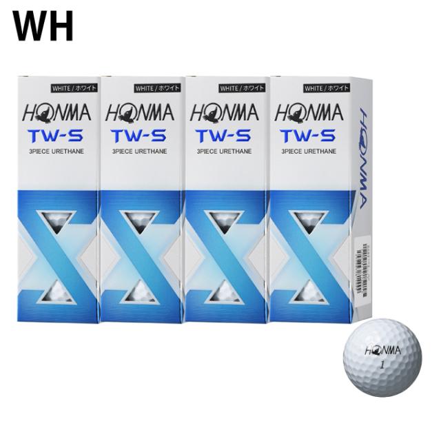 本間ゴルフ HONMA ゴルフボール 3ダース 36個入 TW-S 2024