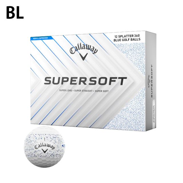 キャロウェイ ゴルフボール 3ダース 36個入 スーパーソフト スプラッター SUPERSOFT 2025 SPLATTER Callaway