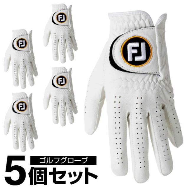 フットジョイ(FootJoy) ゴルフ 左手用グローブ メンズ ツアーグリップ 5個セット FGTG26 【国内正規品】