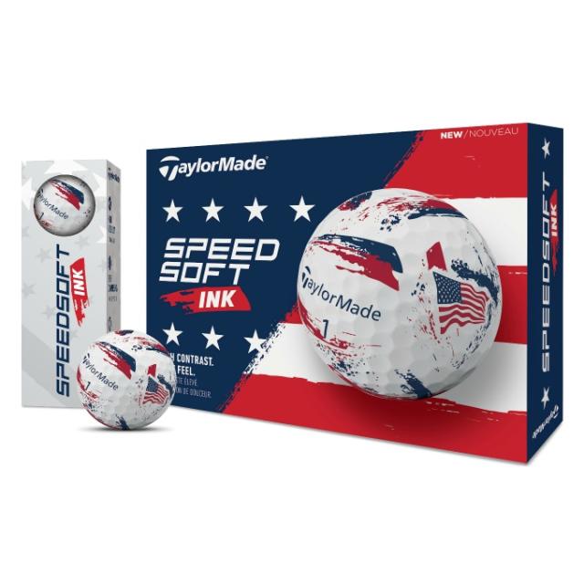テーラーメイド(TaylorMade) ゴルフボール 3ダース 36個入 スピードソフト インク USA SpeedSoft INK 2026 【国内正規品】【2026年モデル】