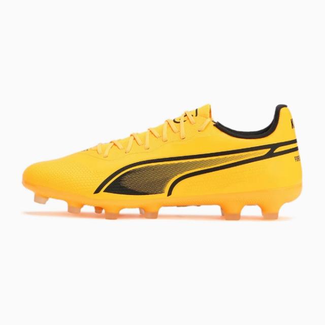 プーマ サッカースパイク メンズ プーマキングプロ HGAG 107567-04 PUMA　人気モデル　中学　高校　部活　クラブ　軽量　土グラウンド　人工芝　履き心地抜群　柔らかい_1