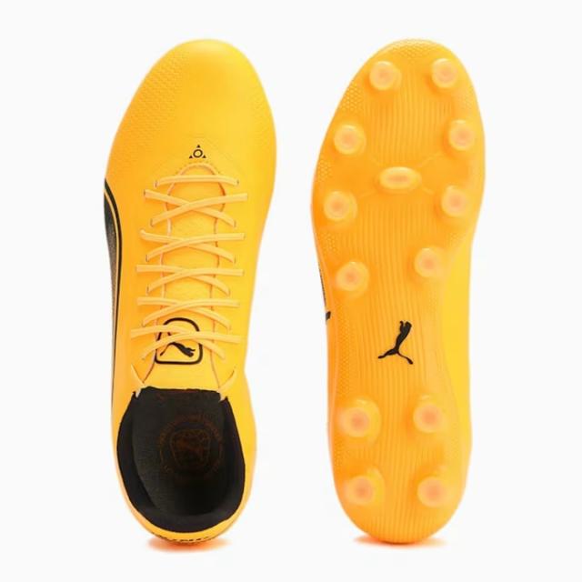 プーマ サッカースパイク メンズ プーマキングプロ HGAG 107567-04 PUMA　人気モデル　中学　高校　部活　クラブ　軽量　土グラウンド　人工芝　履き心地抜群　柔らかい_4